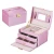 Import Environment Friendly Multi Color Faux Leather Jewelry Box With Lock from China