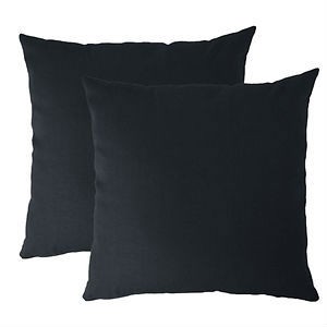 European Pillow Cases - Jet Black