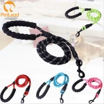 EVA handle Reflective nylon dog leash 6 feet nylon pet dog leash