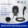 EVSE EV Charger 22KW 380V 32A Type2 AC EU Standard OCPP1.6 Wifi or 4G MID Meter For EV Car