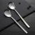 Import excellent houseware  silver cutlery 304 stainless steel korea  fork spoon portable cutlery set from China
