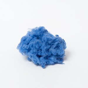 Excellent quality recycled colored polyester staple for yarns