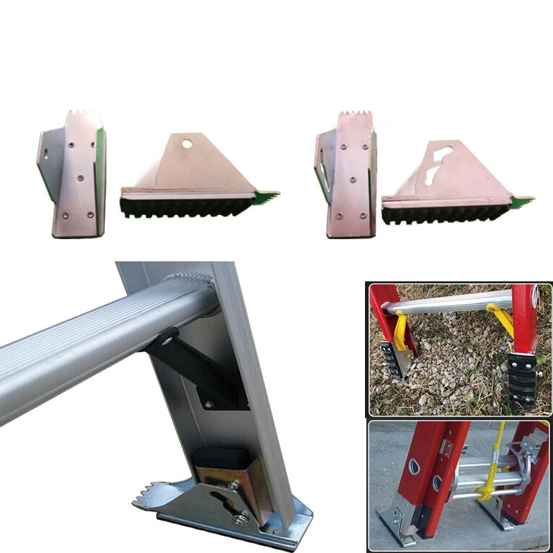 Exquisite Multifunctional iron feet for telescopic ladder parts Suitable for punching ladder