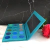 Eyeshadow makeup supply 15hole blue glitter eyeshadow create your own custom eyeshadow palette