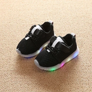 Factory Children Shoes Casual Design Girls/Boys Fashion Kids Customized Chargeable Led Light Up Kids Shoes