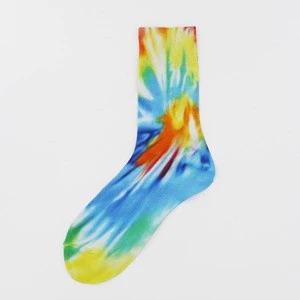 factory custom colorful sublimation men socks hosiery
