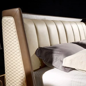 Factory custom stylish durable hotel bed design