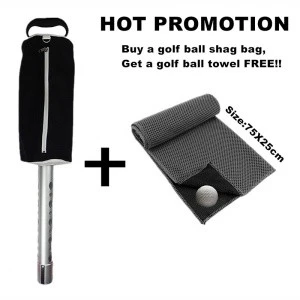 Factory Direct Customized Golf Ball Pick Up Shag Bag Steel Tube Retrievers Portable Pocket Storage with Lowest Prices