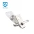 Import Factory direct sale, hot sell high quality metal badge clip with plastic strap for ID badge. from China