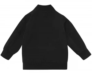Factory direct wholesale OEM Custom Fashion Short Tops Long Sleeve Black Bomber Jacket kid&#x27;s Jacket jacket baby clothes