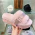 Import Factory direct wholesale Uggging real cashmere Slides plush The  seasons sandals wool fur slippers for women from China