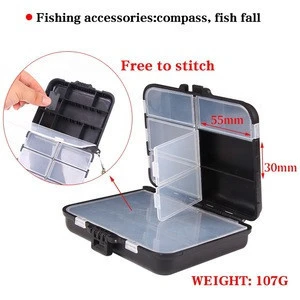 Factory  lure hook storage box set double sidewaterproof plastic bass carp fishing tackle boxes