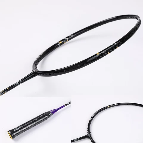 Factory Outlet High Quality Comfortable Defensive Type Badminton Rackets Professional Carbon Fiber