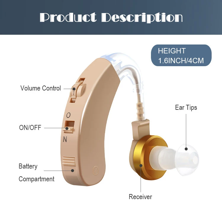 Factory Price BTE Hearing Amplifiers Cheap China Hearing Aid