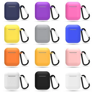 factory price Full Protective Silicone earphone case cover earbuds housing earphone shell case cute cases for airpods1&amp;2