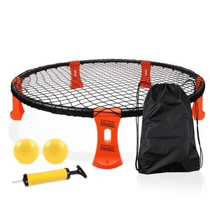 Factory Price OEM ODM Backyard Beach Outdoor Indoor Portable Stand 4 People Ball Game Sets Spikeball