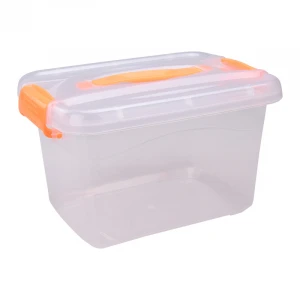 Factory price office home durable stakable transparent plastic storage box
