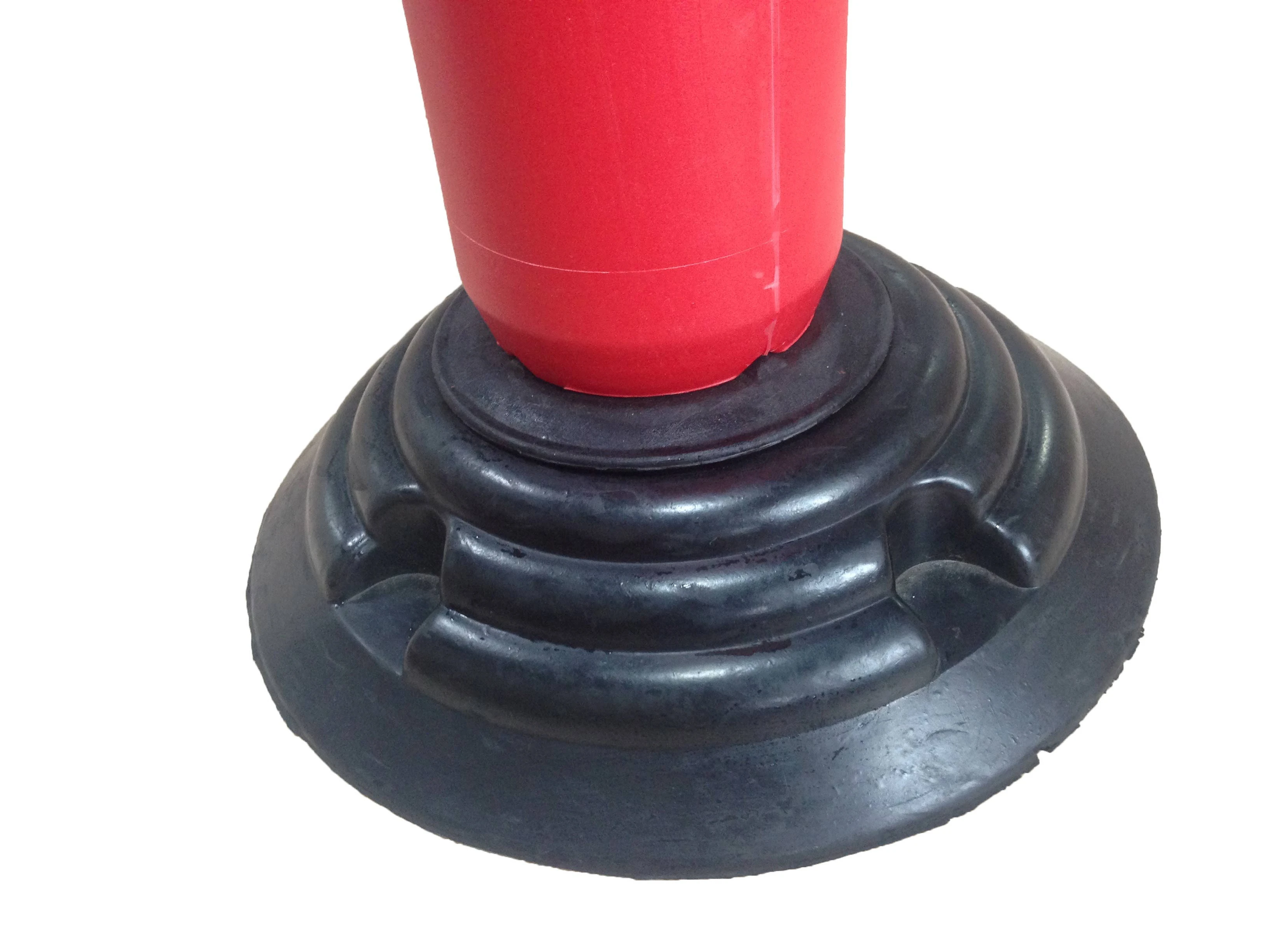 Factory price rubber base PE material road safety equipment high reflective warning post