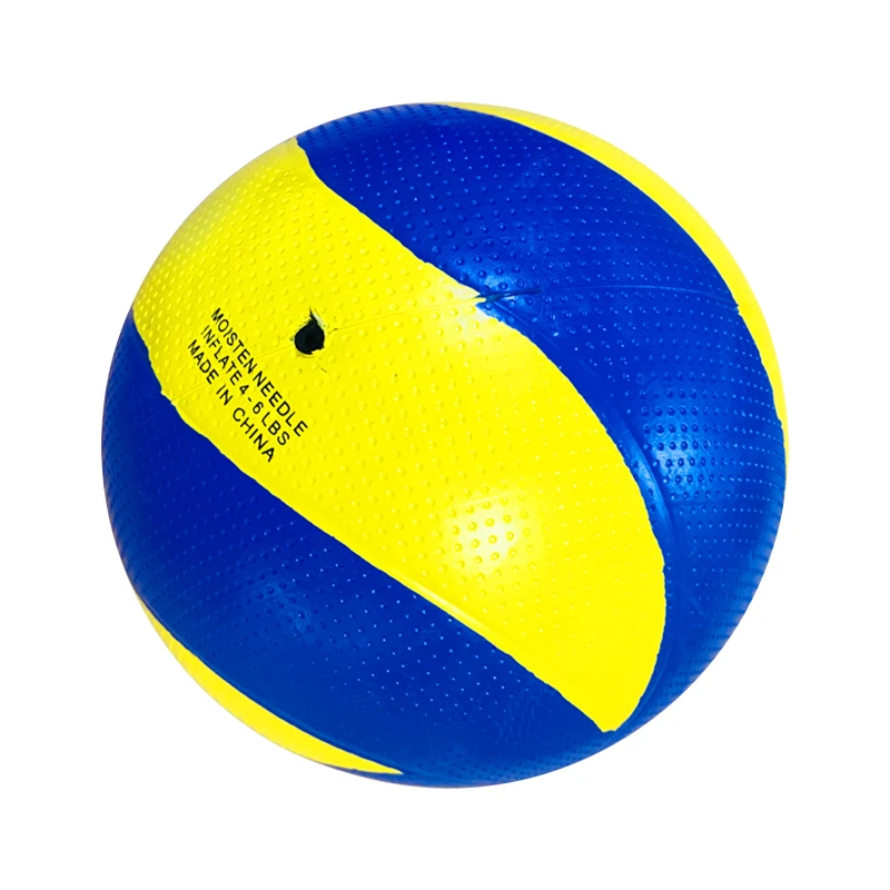Factory provides colorful beach game training equipment rubber volleyball