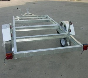 Factory Supply Galvanized Utility Cage/Box Trailer of High Quality for Sale CT0020AB