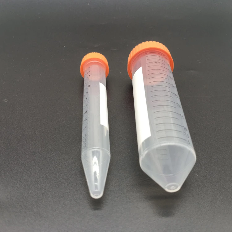 Factory Supply Laboratory Plastic Centrifuge Tubes 50ml with High Quality PP Material with Clear Graduation