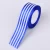 Import Factory Wholesale Blue And White Striped Polyester Gift Ribbon from China