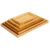 Import Factory Wholesale Custom Logo Fast  Eco Friendly Bamboo Serving Tray Set from China