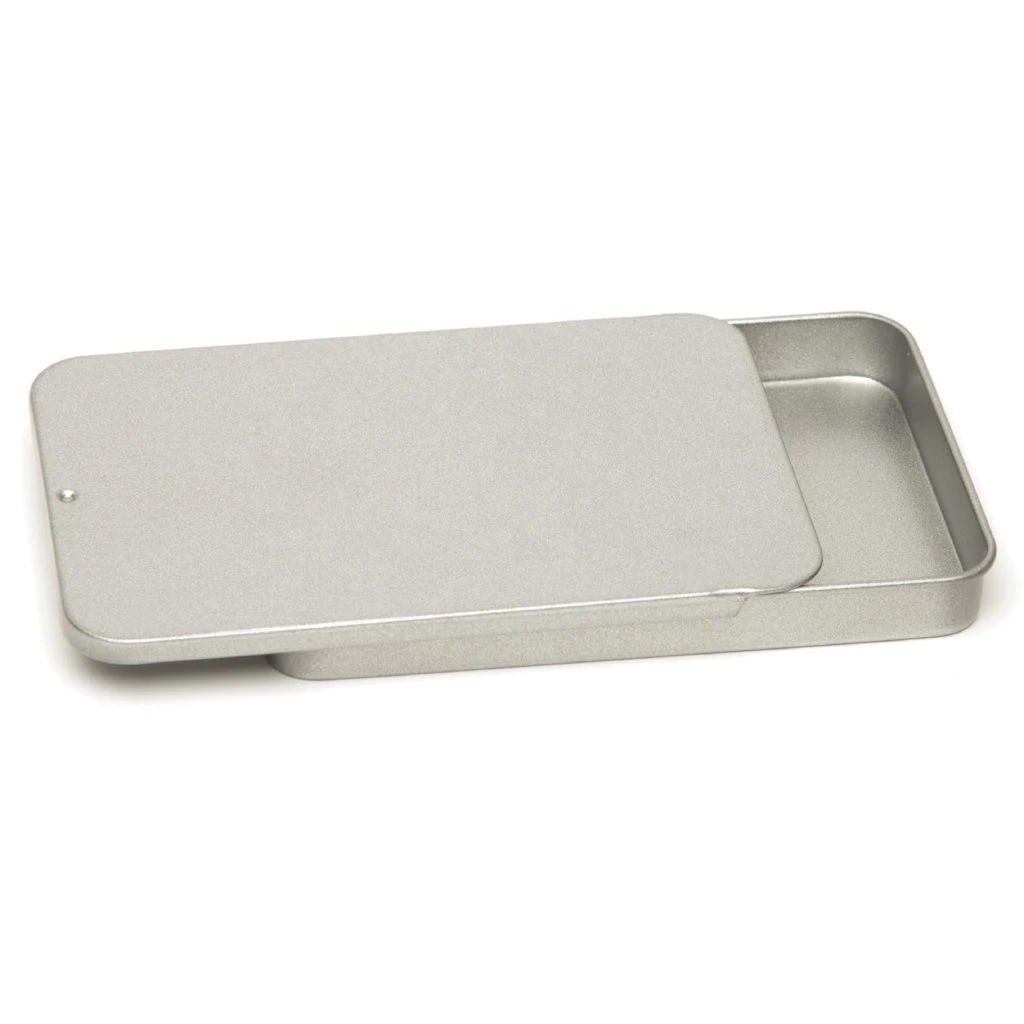 Factory wholesale low price high-quality sliding lid metal tin box