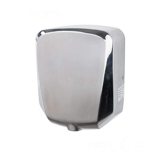 FANREIGN Fl-3002 1200w Portable touchless automatic electric air jet high speed infrared sensor hand dryer stainless steel