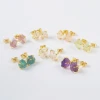 Fashion Aquamarine Natural Healing Crystal Custom Gold Earring Sets Women Crystal Stud Earring Jewelry