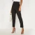 Import Fashion casual women trousers high waisted belt tapered pants with pockets from China