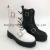 Import Fashion Comfort Flat PU Women Boots with Lace up from China