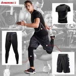 Fashion Design Athletic Running Wear For Men Quick Dry Running Clothing