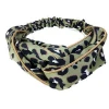 Fashion Korean Autumn And Winter Popular Personality Leopard Color Bow Knot Cross  Rabbit Cat Headband Hair Hoop Hair Accessory