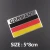 Fashion Metal 3D Germany German Flag Badge Emblem Deutsch Car Sticker Decal Grille Bumper Window Body Decoration