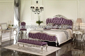 Fashion style latest design hotel bedroom set,luxury bedroom design,can be customized-BG90432 MOQ:1 SET