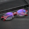 Fashion TR90 Optical Glasses High Quality Eyewear Eyeglasses Anti-blue Light Reading Glasses for Adults OEM LOGO
