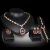 Import Fashion Women Gold Plated Four Pieces Jewelry Set from China
