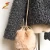 Import Fashion woolen short designs overcoat faux fur for ladies from China