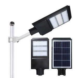 Fast delivery outdoor road lamp Ip66 waterproof 150w 200w integrated all in one led solar streetlight