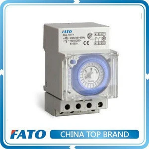 FATO SYN161h 220V-250V 16(4)A 24 Hours Mechanical Analogue Time Switch, Battery Powered Timer