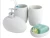 Import faux stone resin bathroom set,bathroom accessory set from China