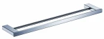 FC71012 Bathroom Accessories Fitting SS Chrome 60cm Double Towel Rack
