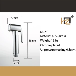 Fine quality ABS and brass  bathroom washer personal shattaf hygiene bidets cleaning device handheld bidet spray