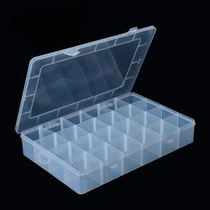 Fishing Tackle Storage Plastic Storage Organizer Box with Removable Dividers