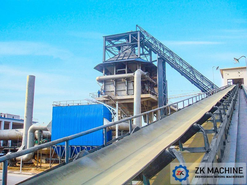 Fixed Mine Rubber Belt Conveyor For Lime Aggregate Stone Crusher