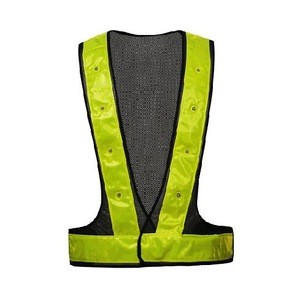 Flashing led lighted safety vest reflective vests safety clothing