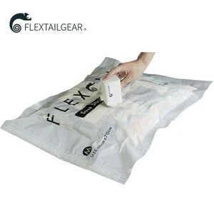 Flextailgear Space Saver Vacuum Compression Storage Bag for Travel Clothes