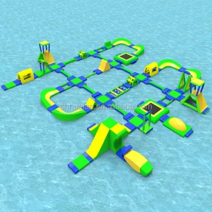 floating inflatable water park/ water sports game amusement on park/ water play equipment for adults children