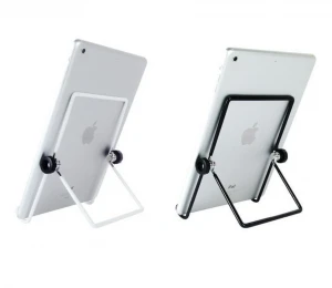 Foldable adjustable metal tablet pc stand holder